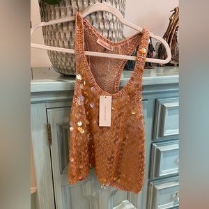 Rebecca Taylor NWT sequin sweater top